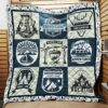 Mountain Camping Quilt Blanket  Quilt